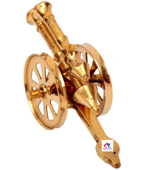 Gold Brass Antique Canon - Pack of 1