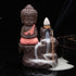 Buddha statue Smoke Backflow Cone Incense Holder Showpiece With 10 Smoke Backflow Scented Cone for